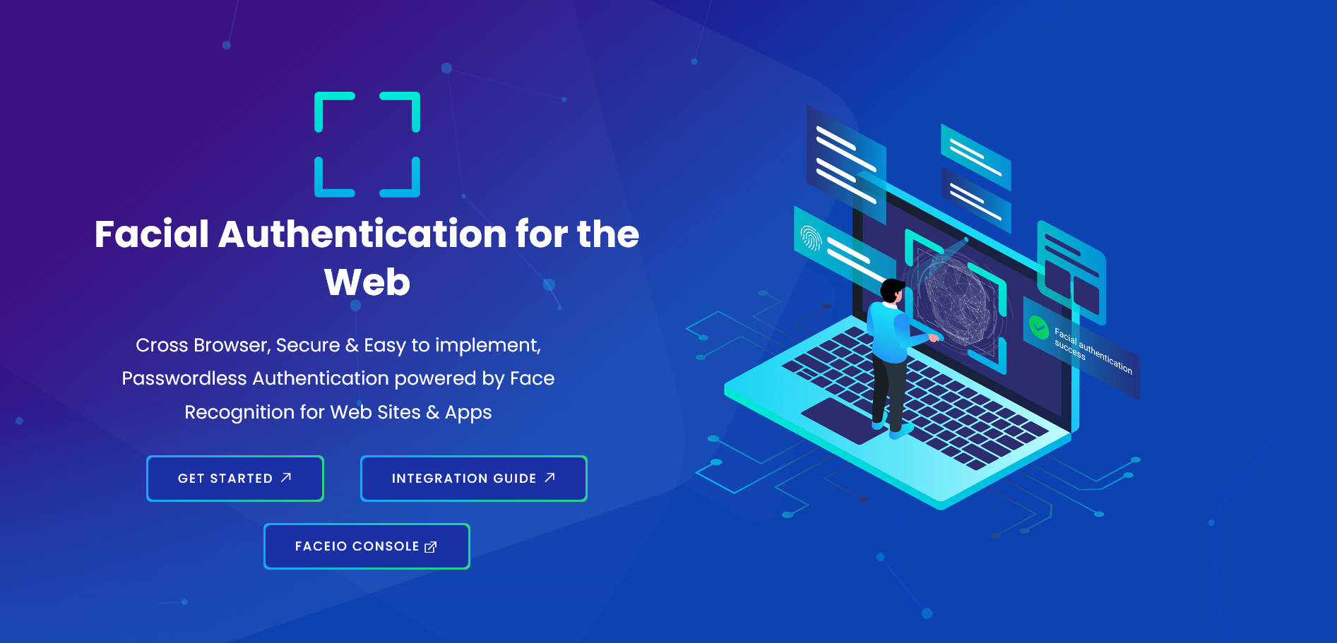 FACEIO Landing Page