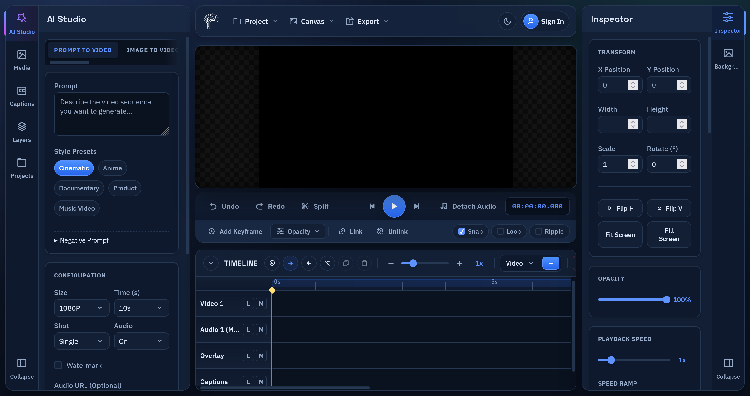 PixLab AI Video Editor
